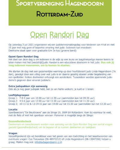 Nieuwsbrief juni 2021